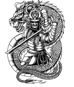 back tattoo in japanese style