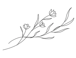 men tattoo in minimalist style