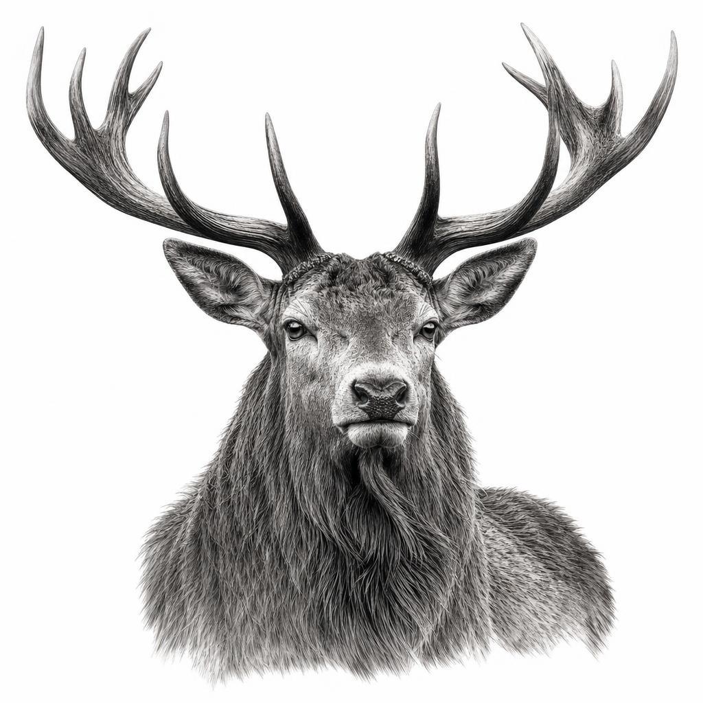 shoulder-tattoo realistic stag