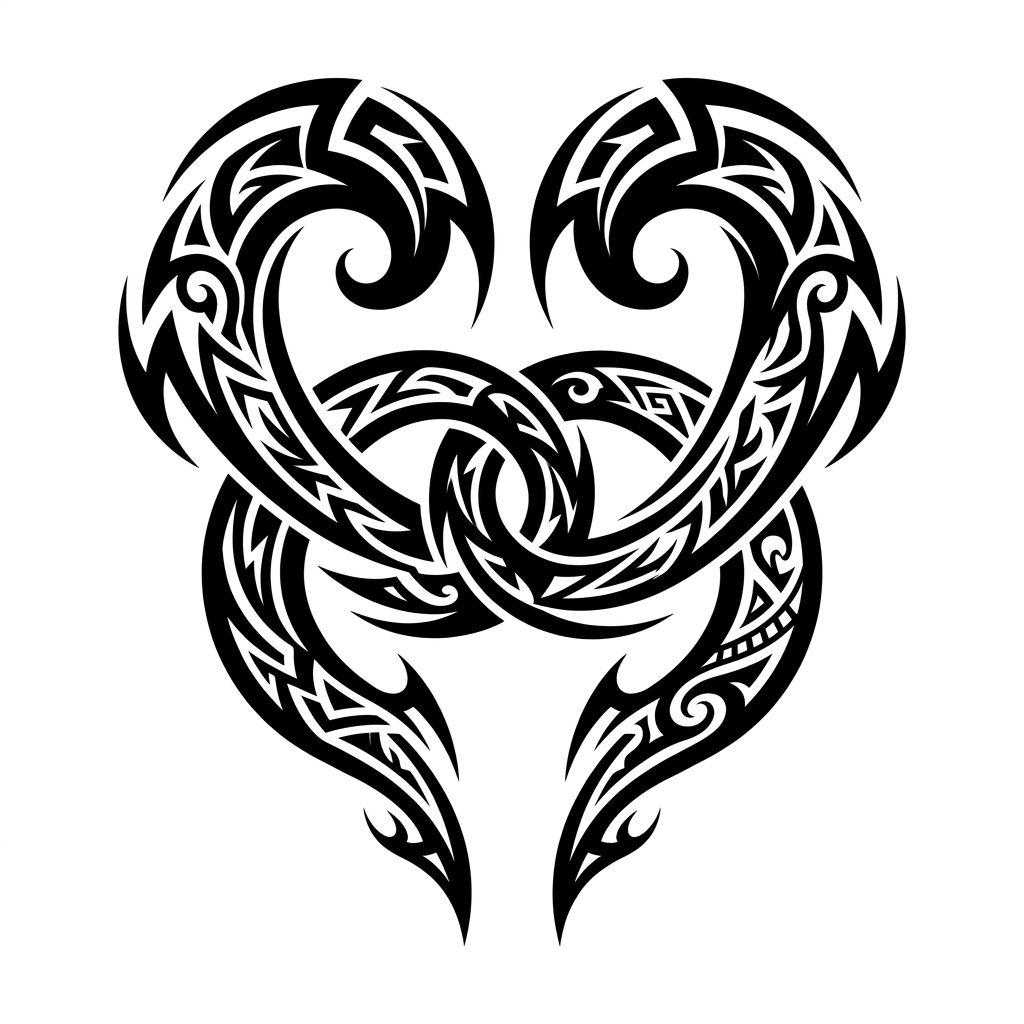 siblings-tattoo modern tribal