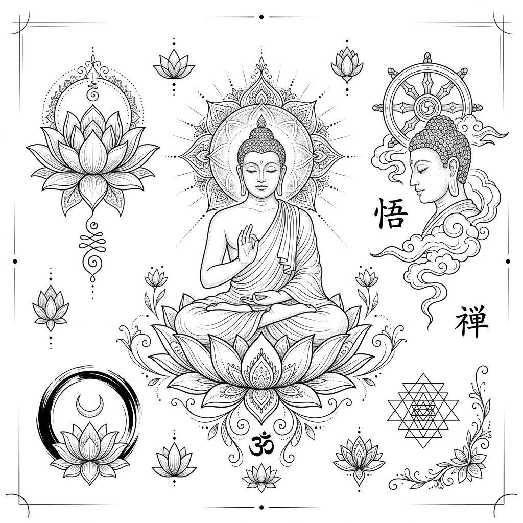 japanese-tattoo spiritual buddha