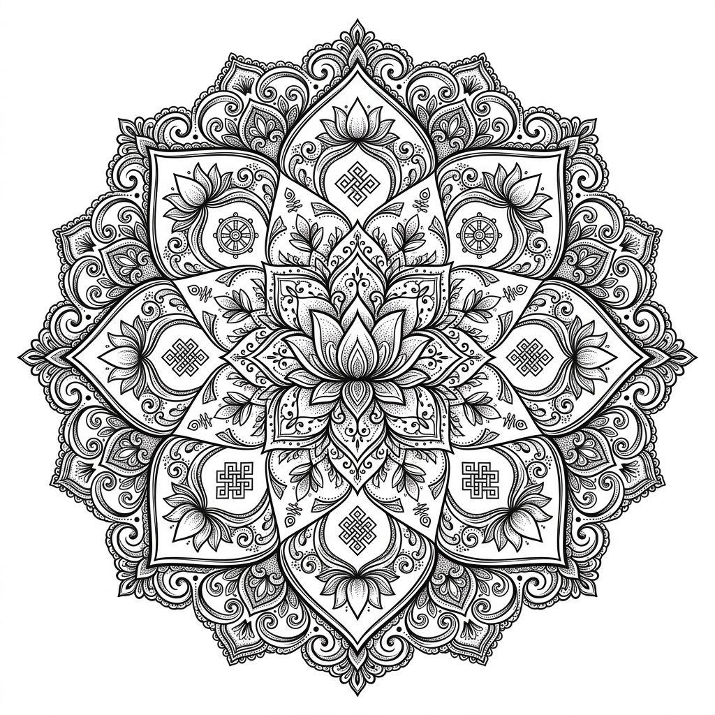 japanese-tattoo buddhist mandala