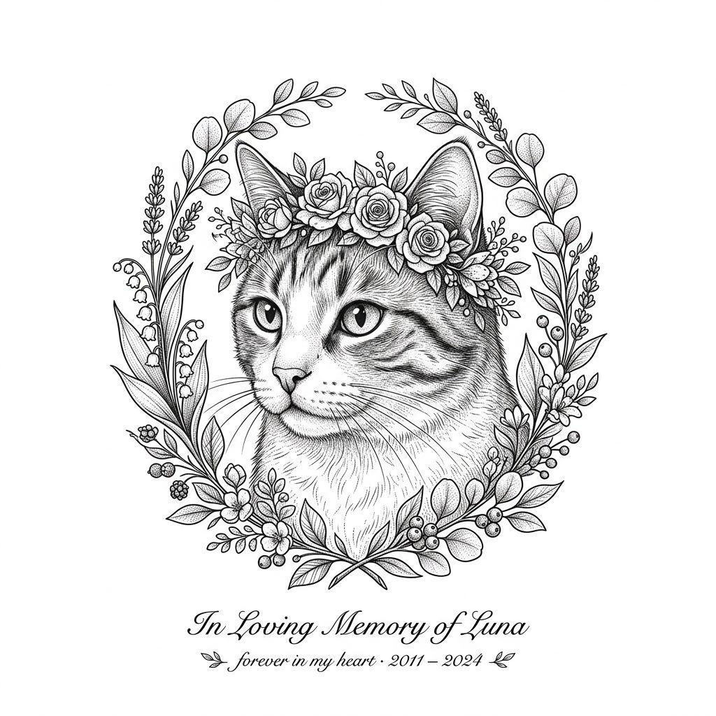 cat-tattoo eternal companion premium