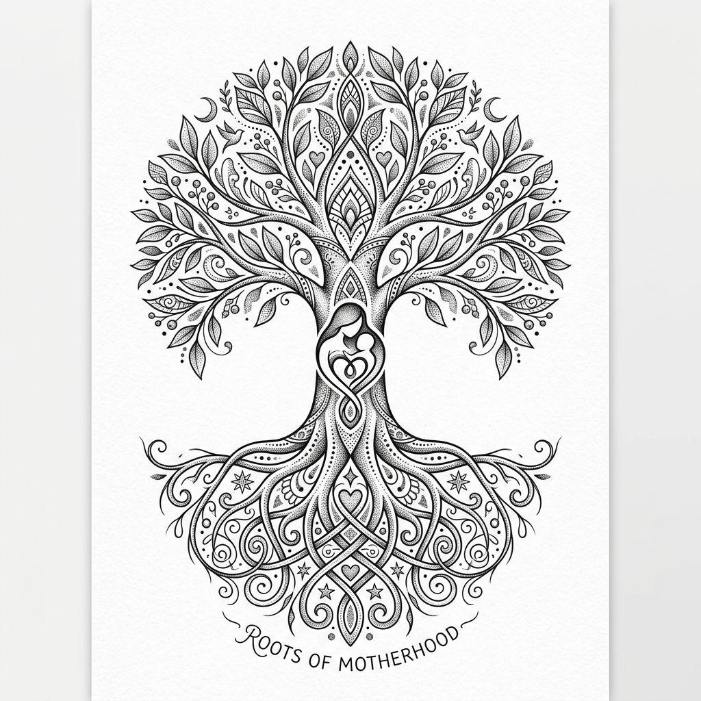mom-tattoo spiritual tree of life