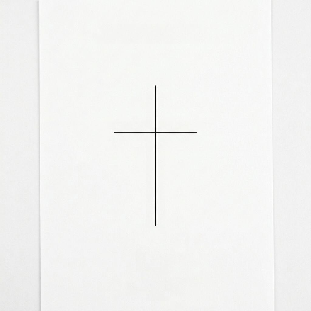 nape-tattoo minimalist cross