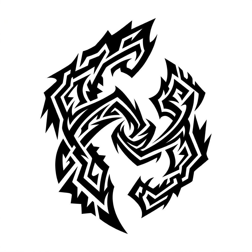 father and son-tattoo father and son tribal