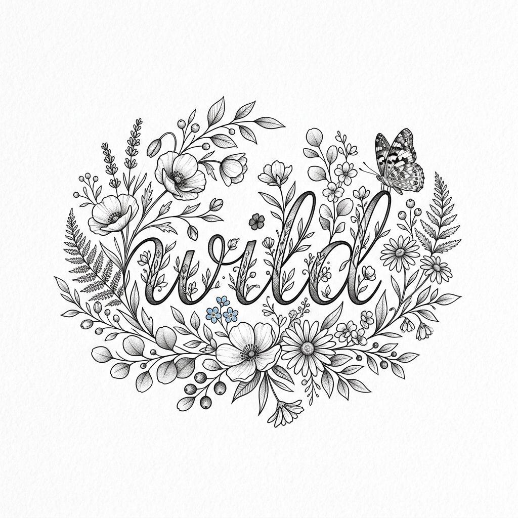 quote-tattoo floral quote