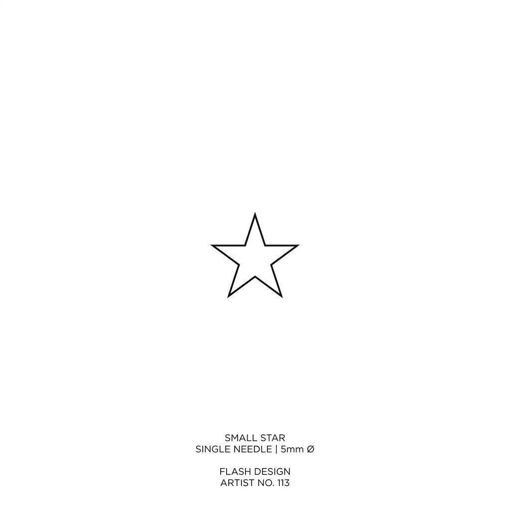 wrist-tattoo minimalist star