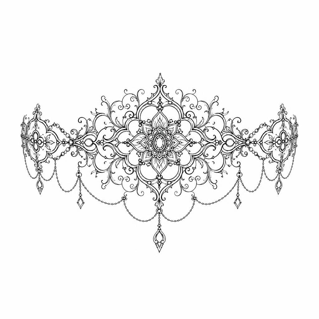 wrist-tattoo miniature lace mandala