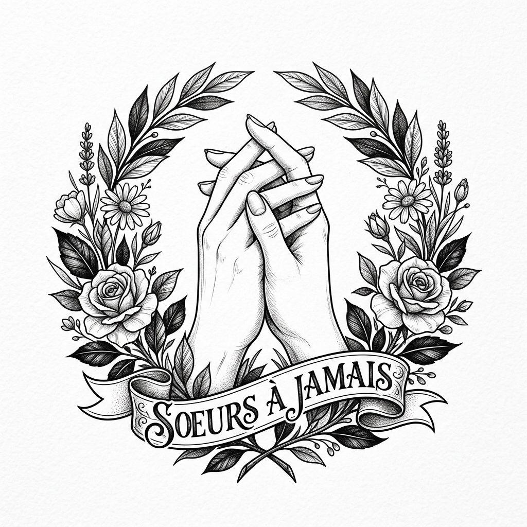 sister-tattoo sisters forever, premium