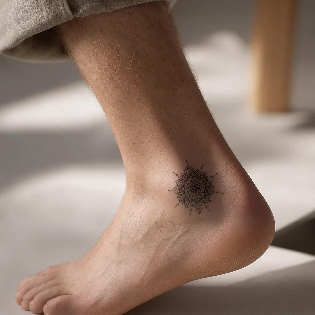 ankle-tattoo japanese wave