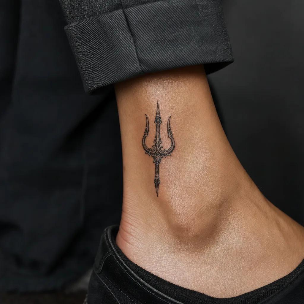 ankle-tattoo mini mandala