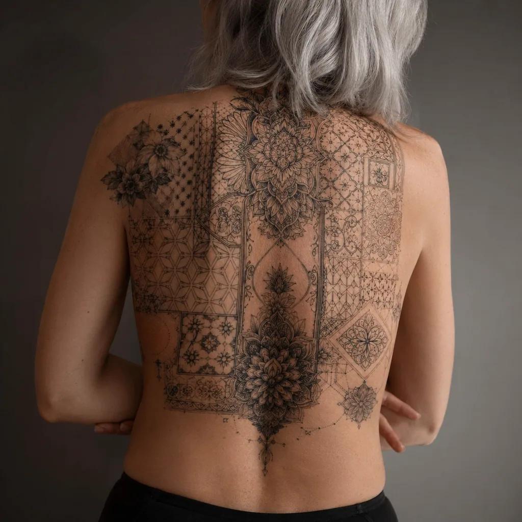 back-tattoo eclectic back patchwork