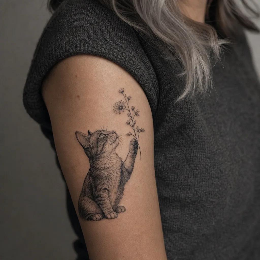 cat-tattoo eternal companion premium