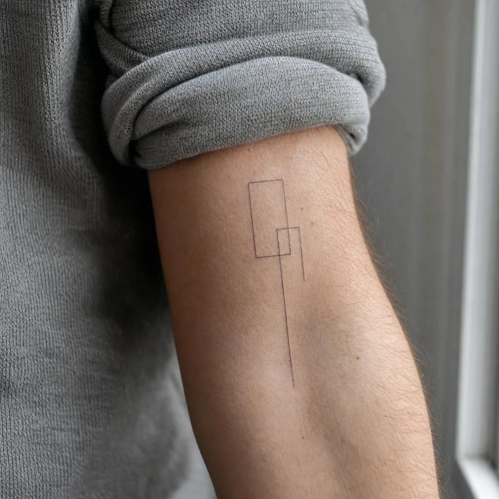 idée tatouage cover recouvrement minimaliste léger