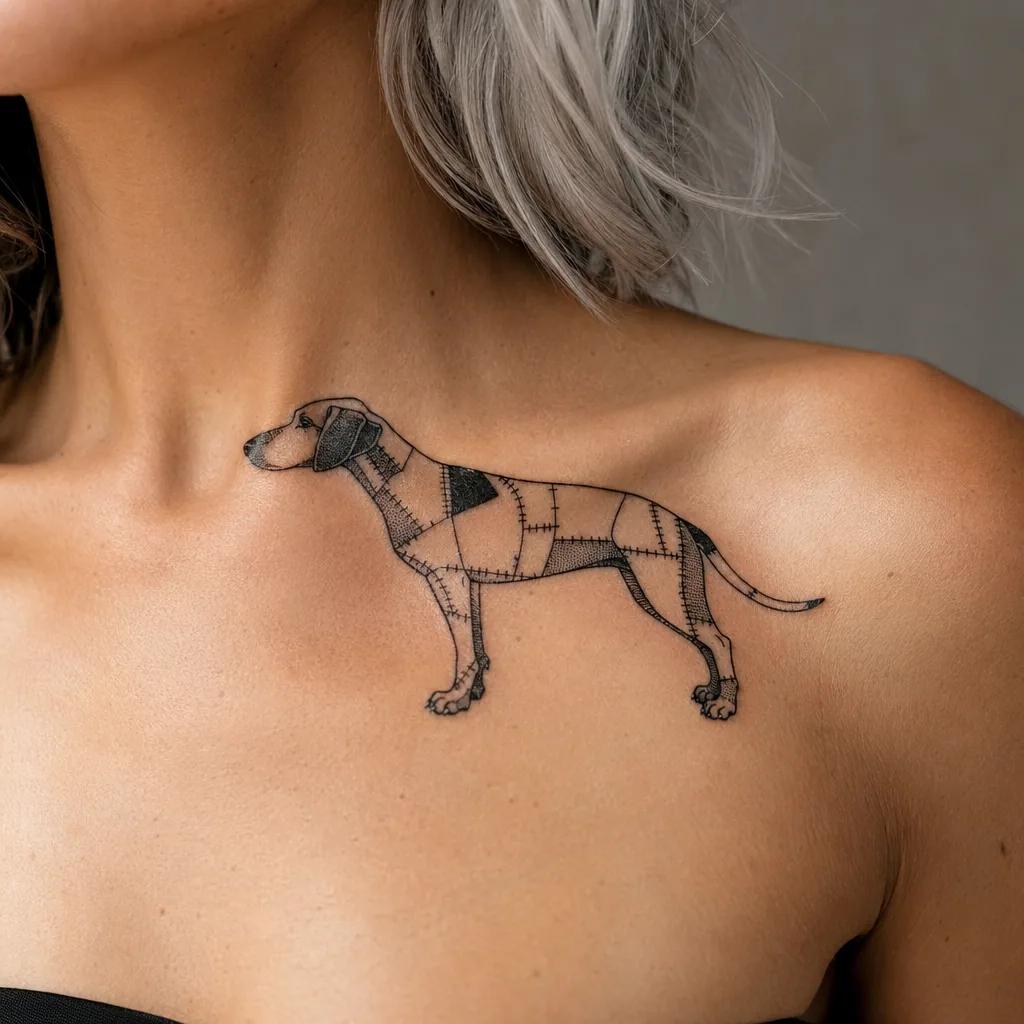 dog-tattoo spiritual paw print