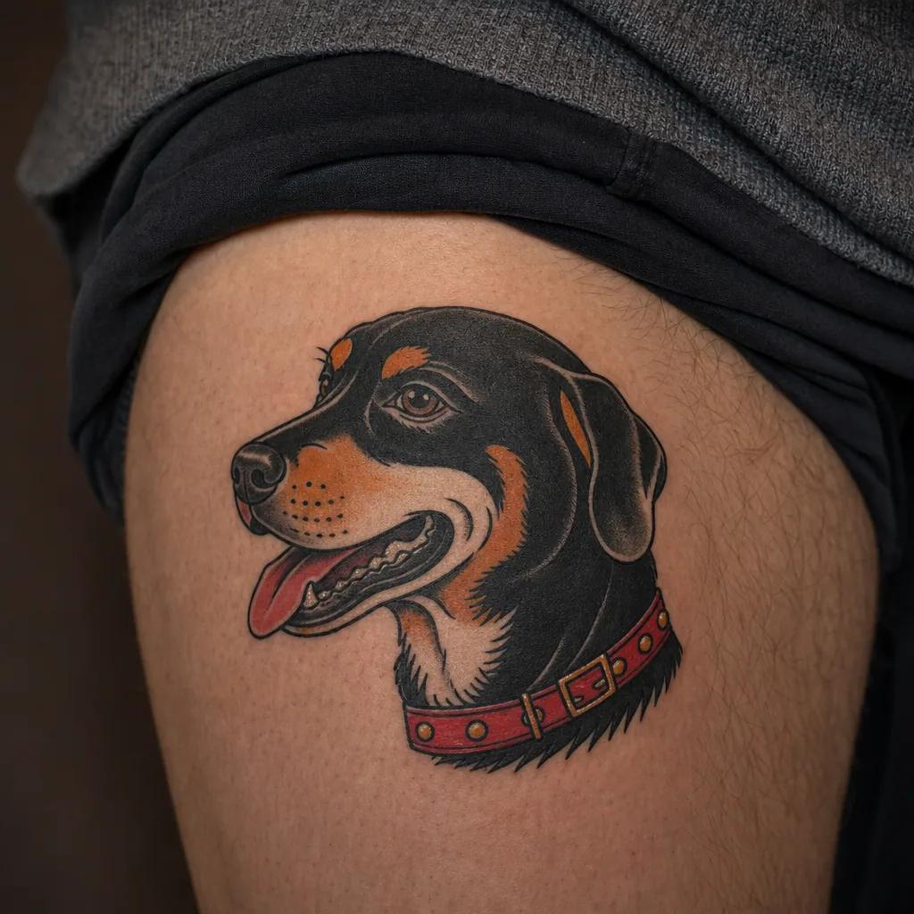 dog-tattoo dog skull