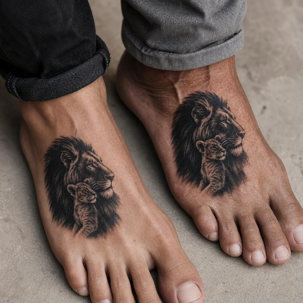 father and son-tattoo father and son tribal
