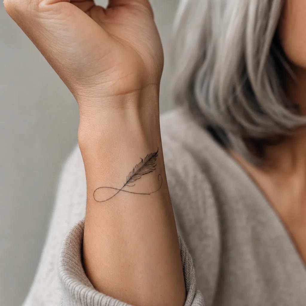 Tattoo idea feather