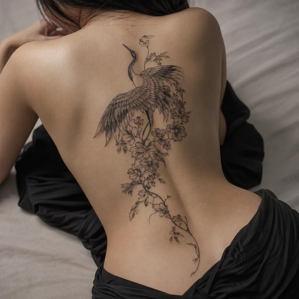 idée tatouage femme crâne fleuri