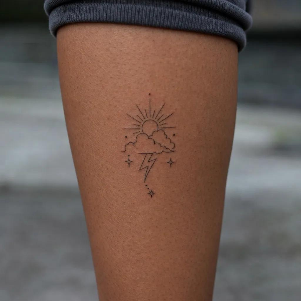 idée tatouage flash flash fine line délicat
