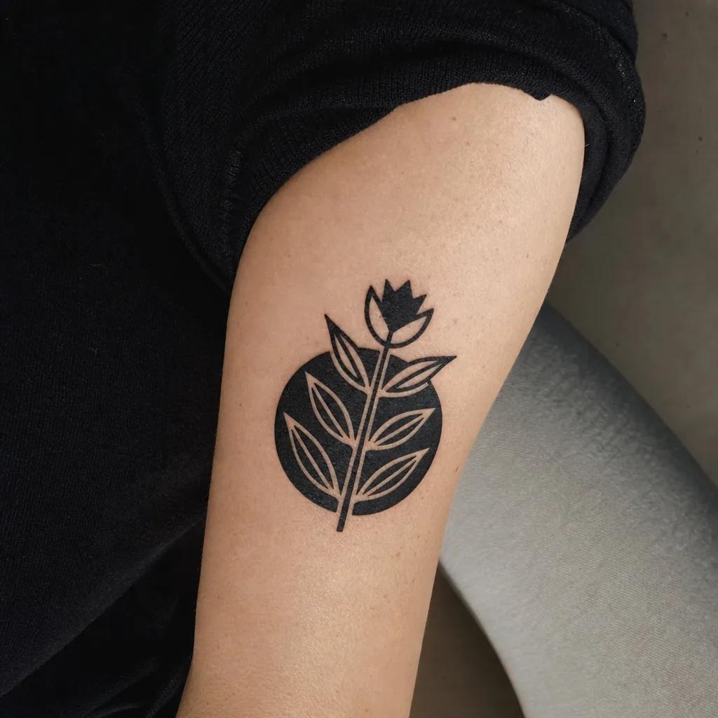 idée tatouage flash flash blackwork graphique