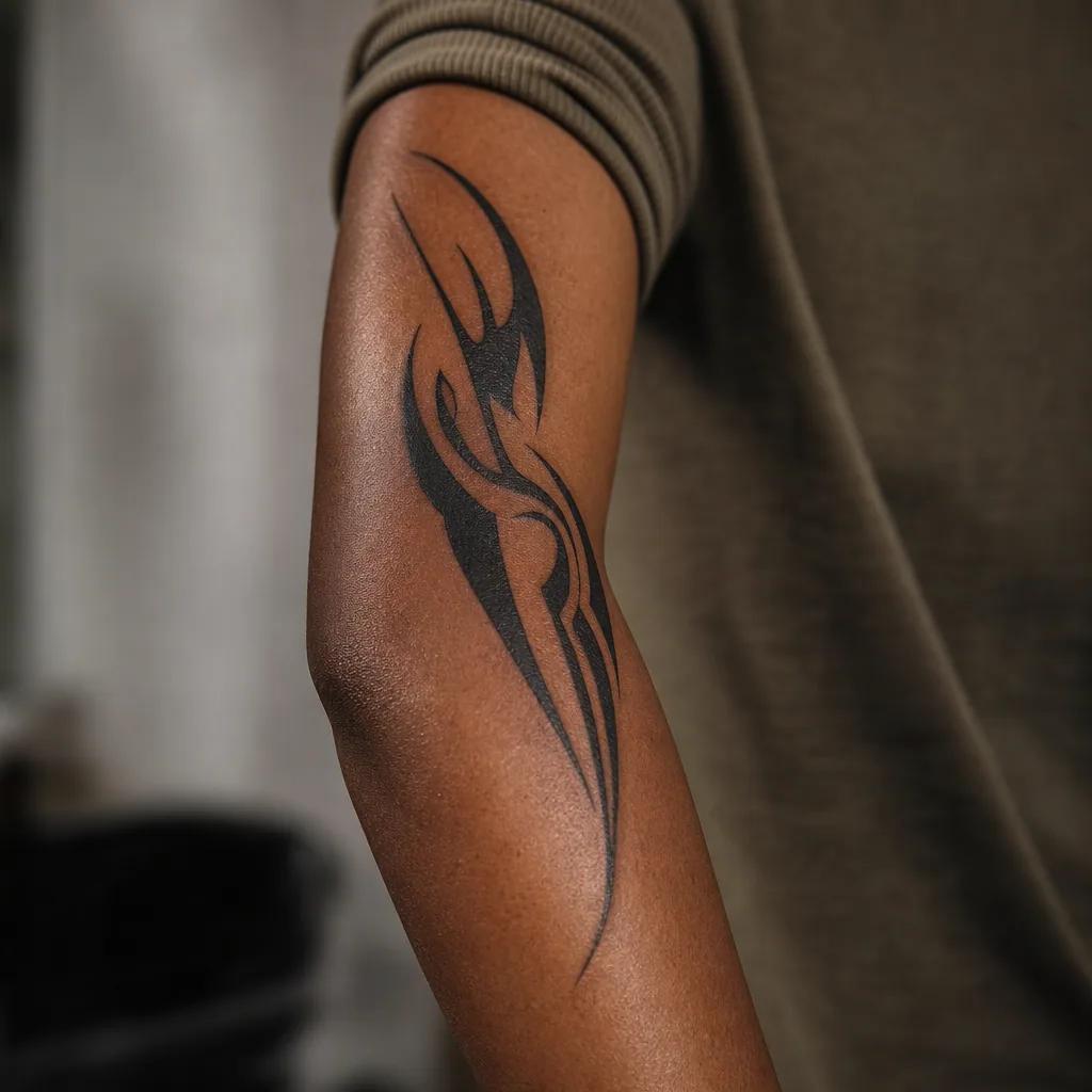idée tatouage flash flash tribal moderne