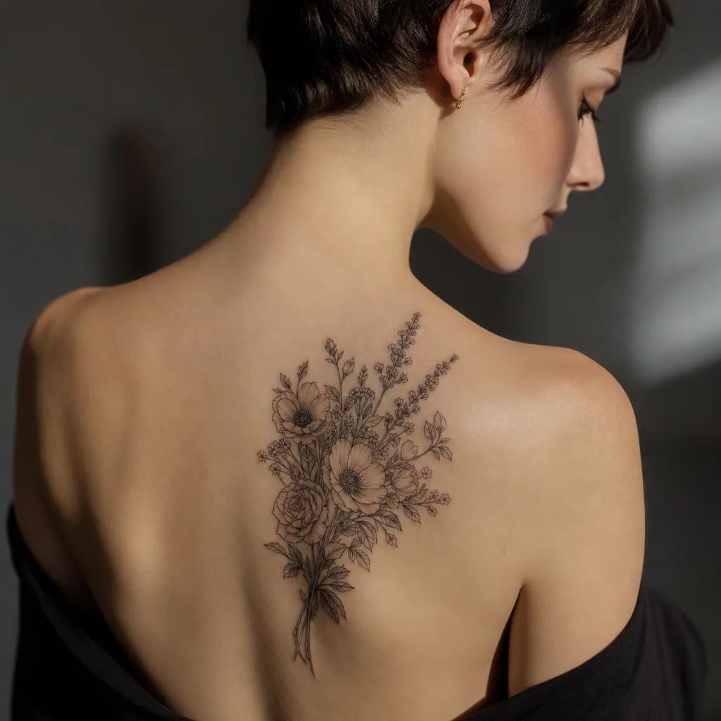 Tattoo idea flower