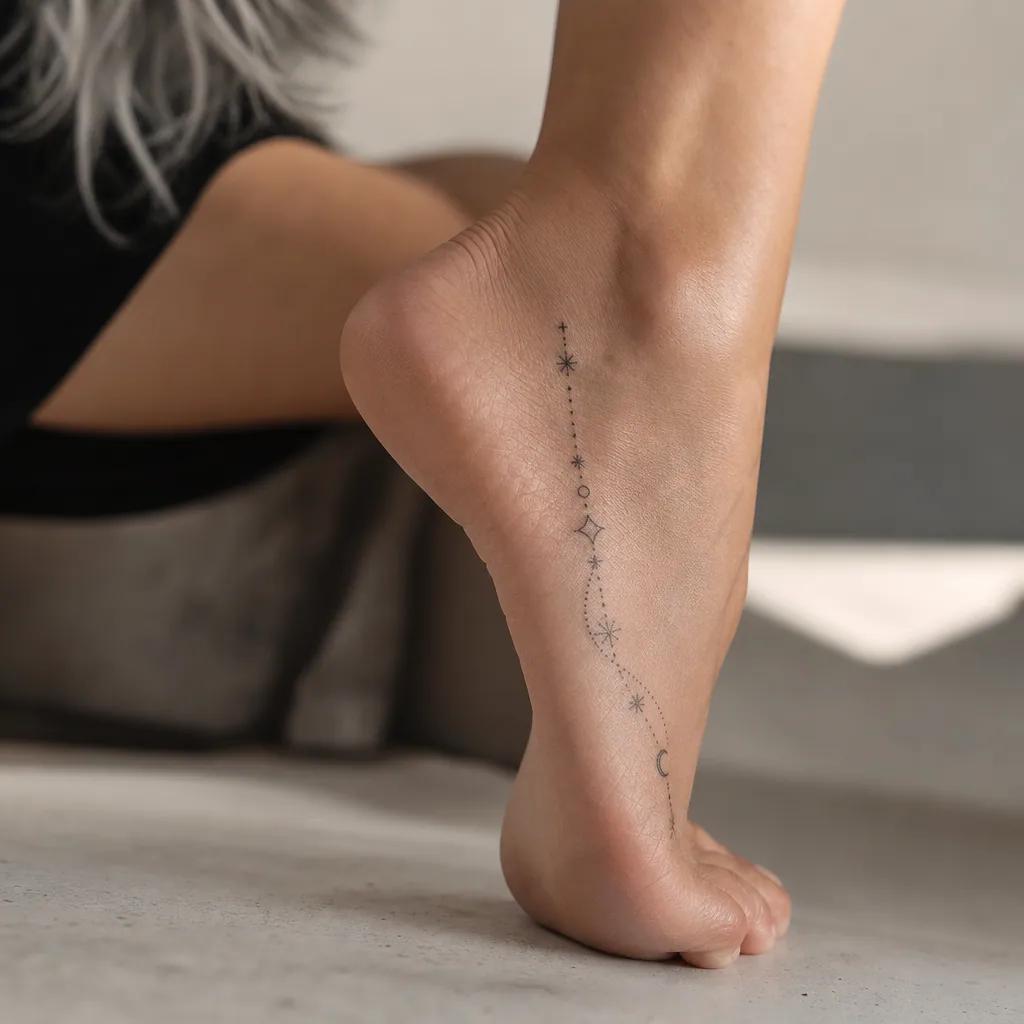 foot-tattoo spiritual cross