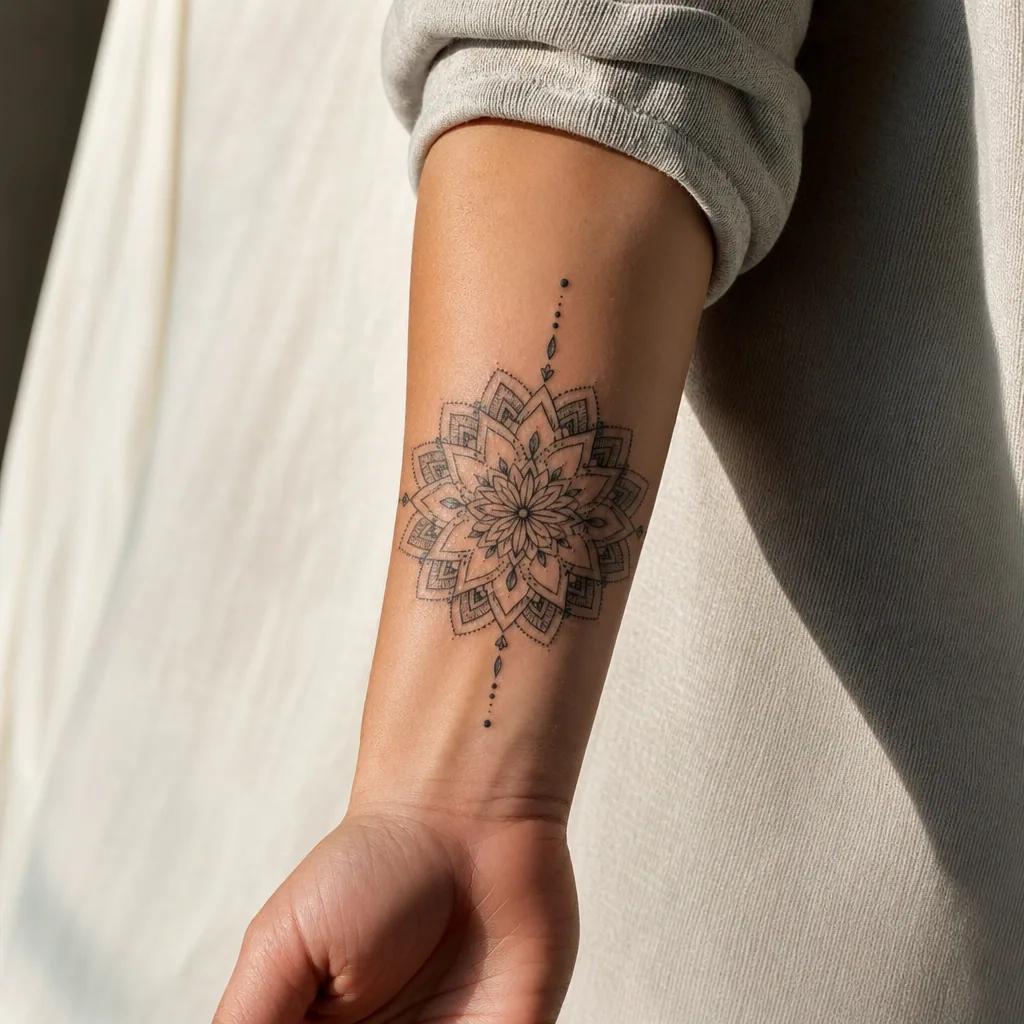 idée tatouage frère et sœur mandala siblings ornemental