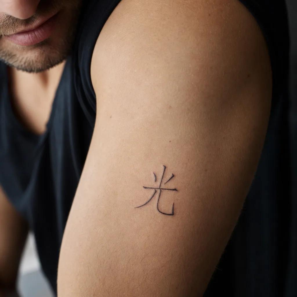japanese-tattoo minimalist kanji