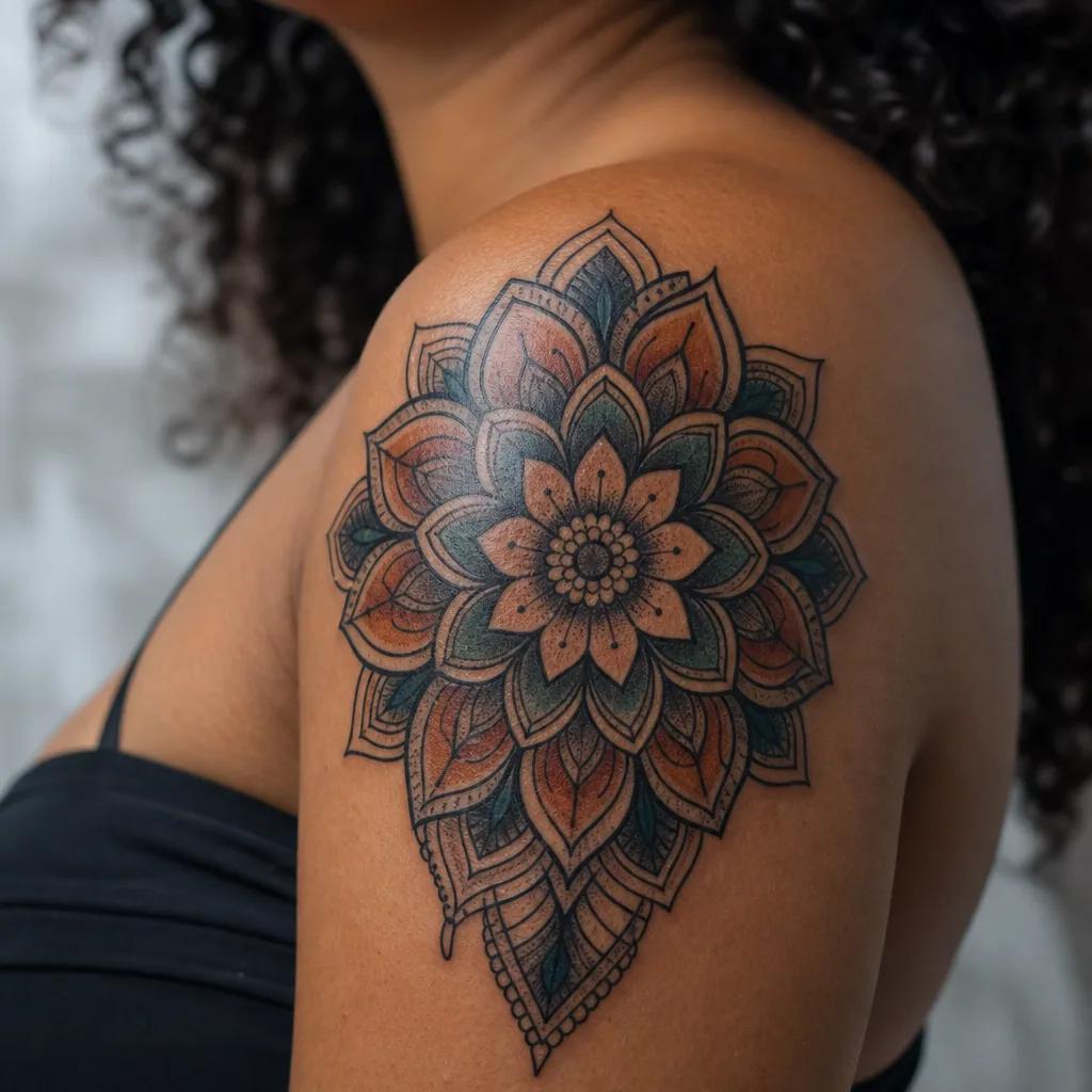 mandala-tattoo neo-traditional mandala