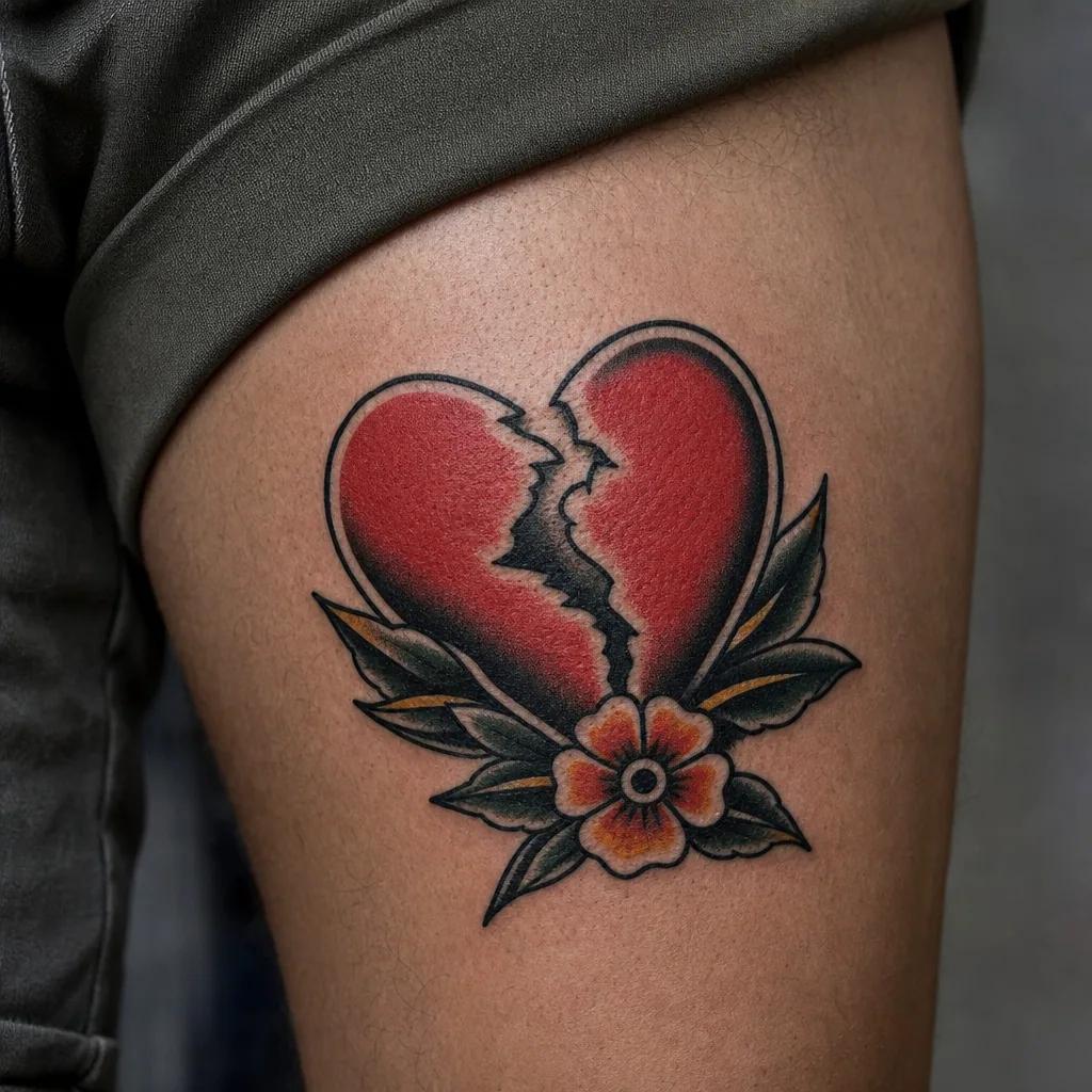 memorial-tattoo skull and roses memento