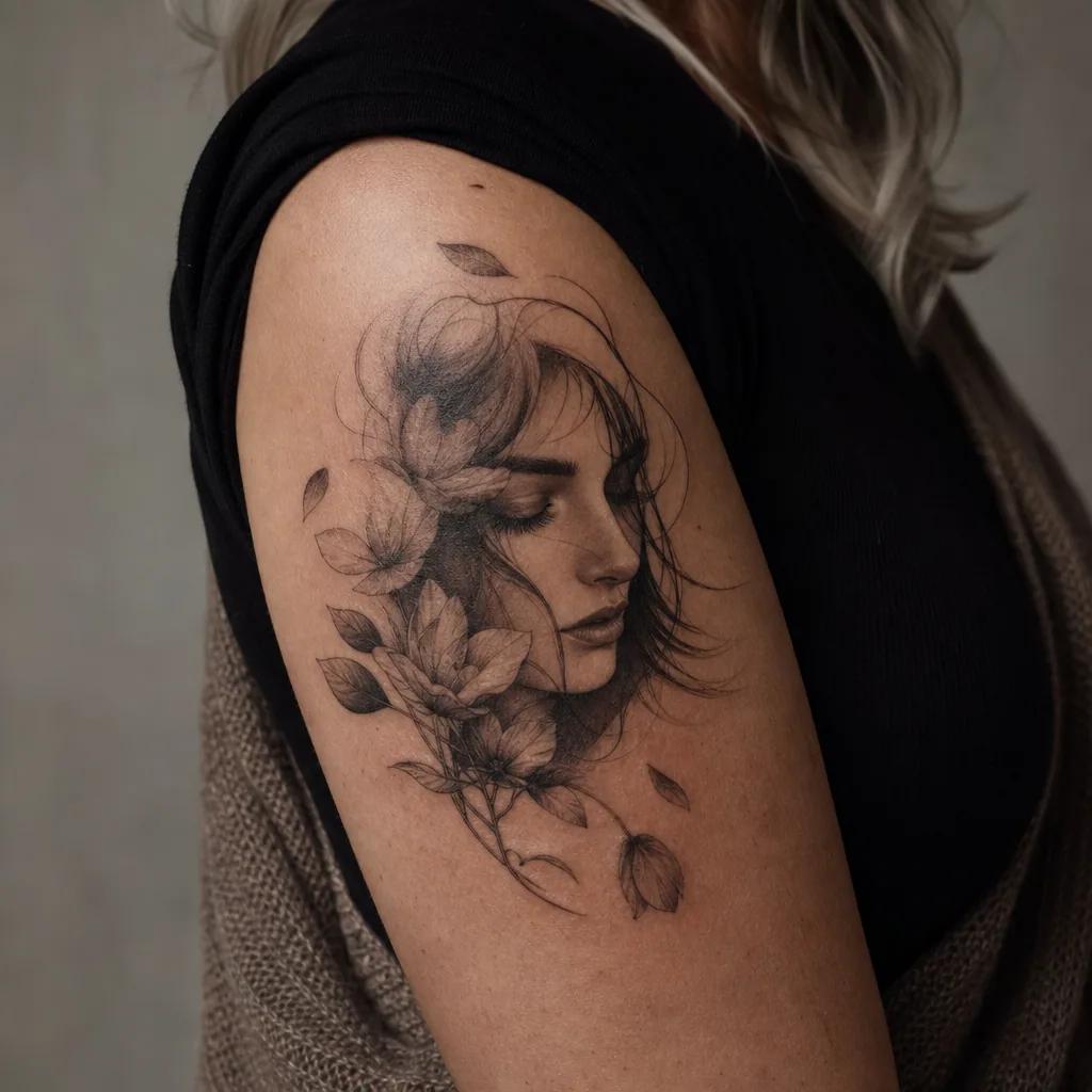 memorial-tattoo premium portrait