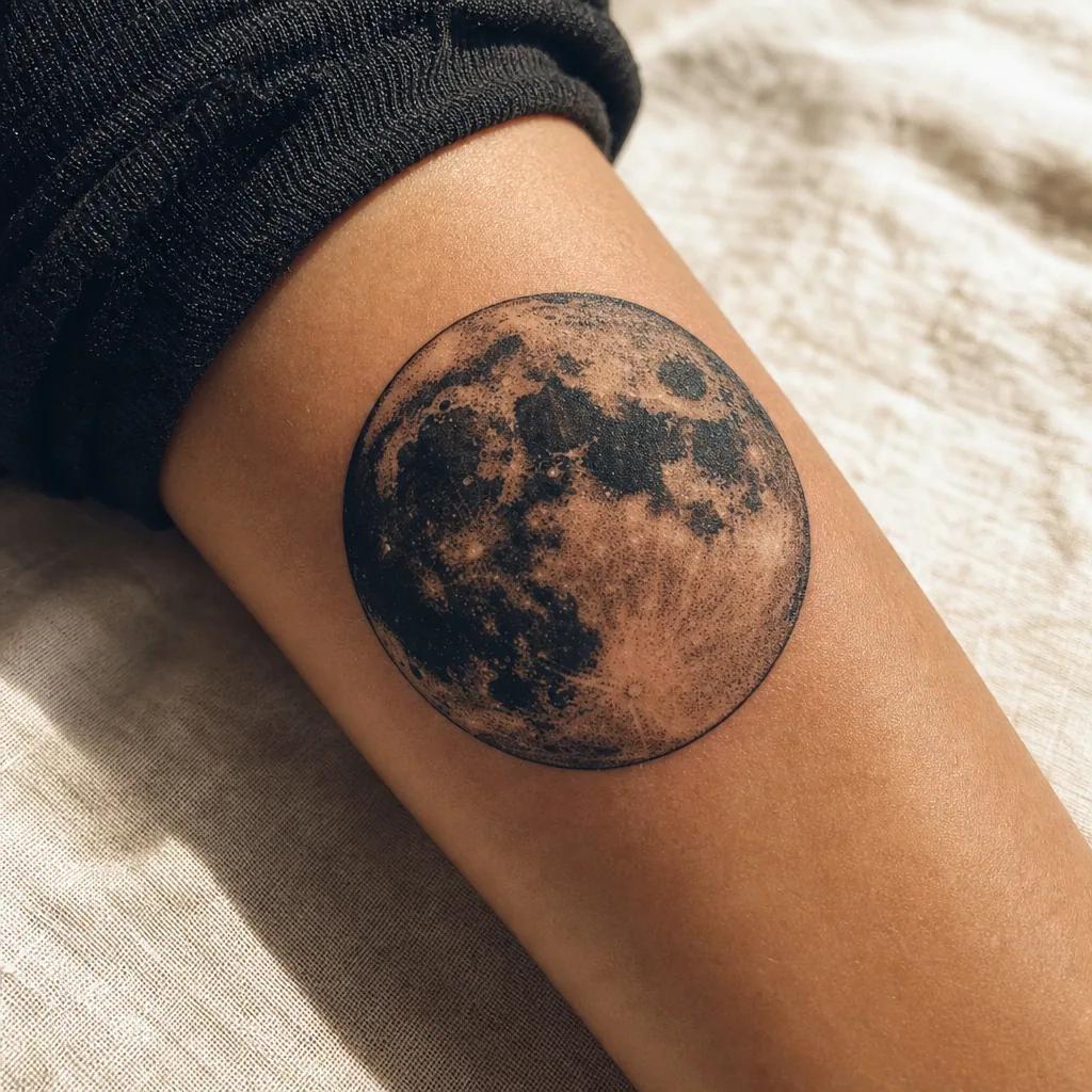 Tattoo idea moon