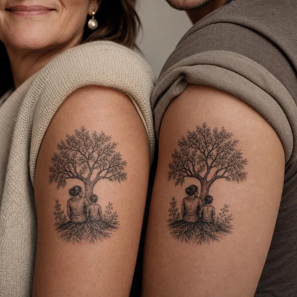 mother and son-tattoo premium my son my life