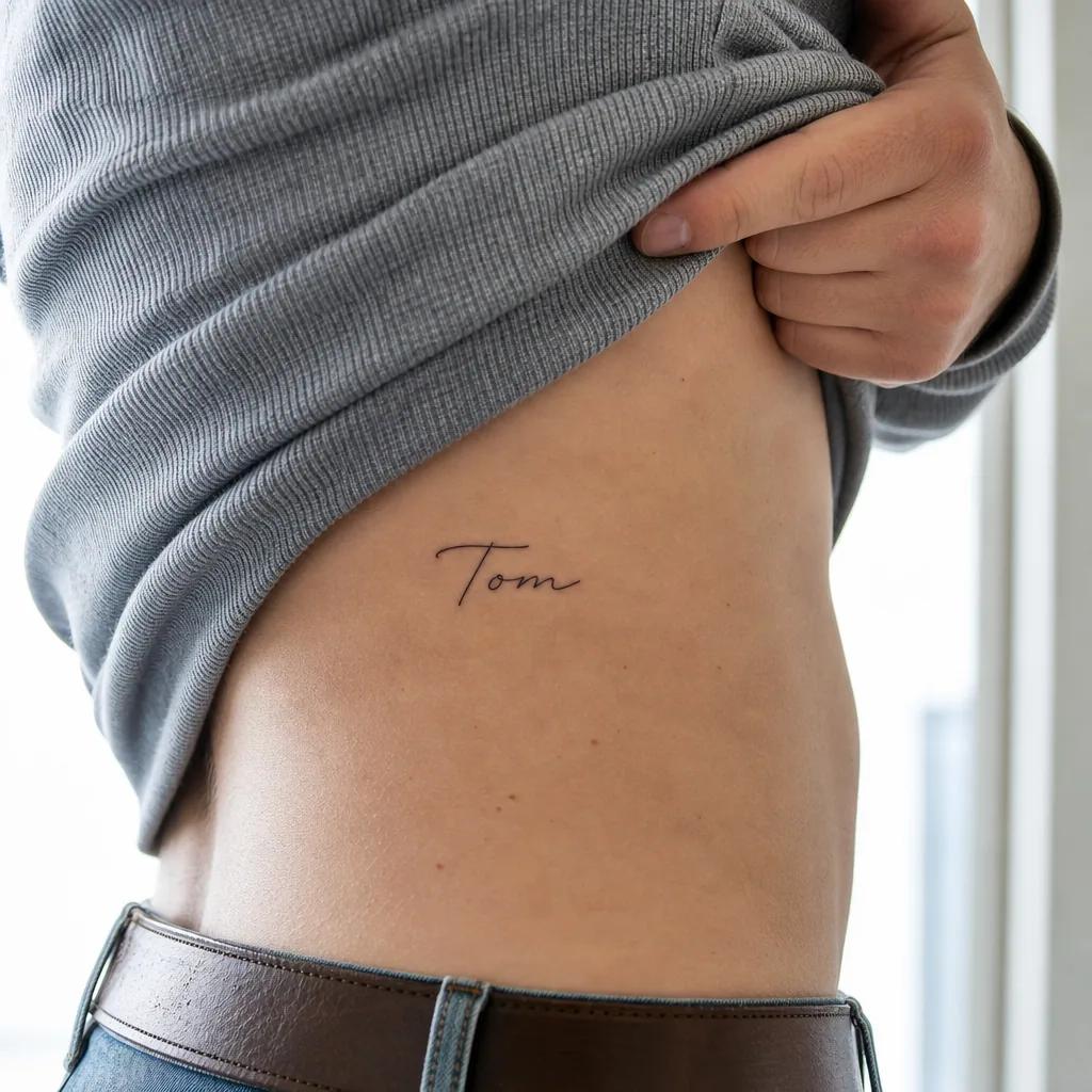 name-tattoo floral feminine name