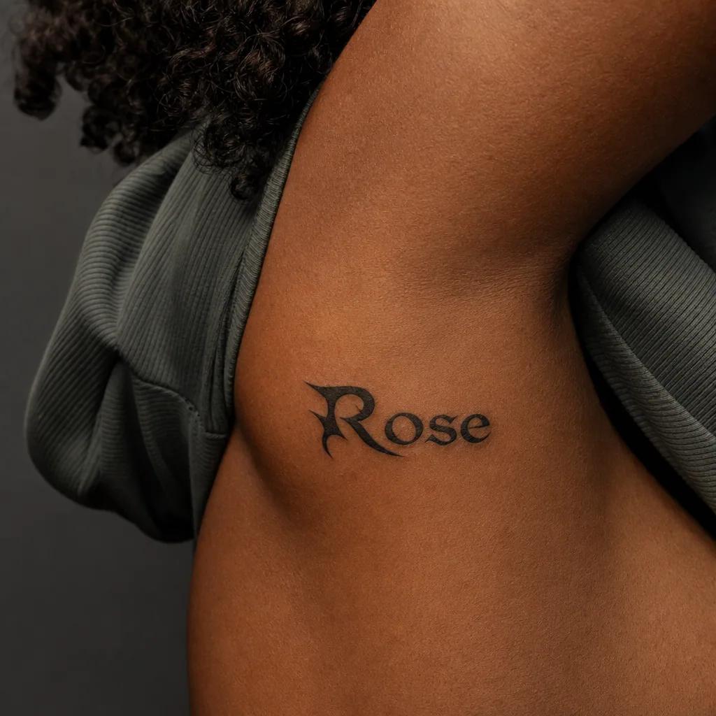 name-tattoo abstract name