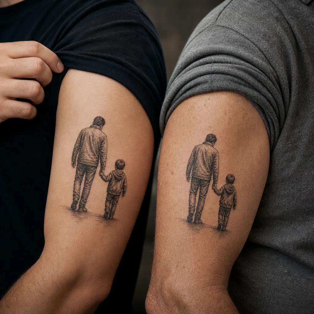 idée tatouage père et fils mon fils ma fierté premium