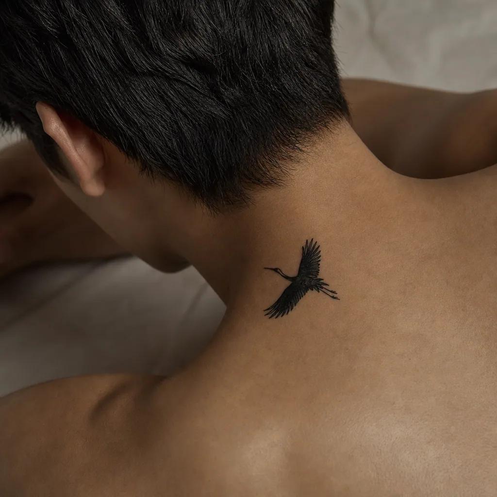idée tatouage petit crâne miniature blackwork