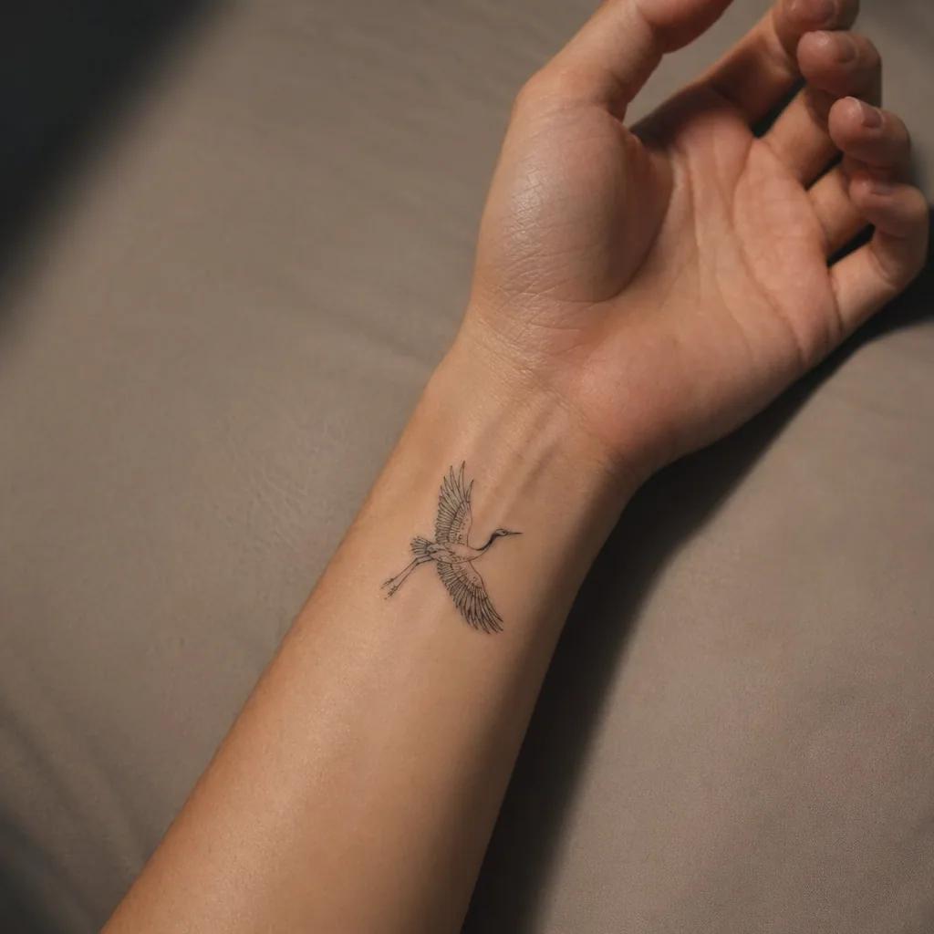 idée tatouage poignet crâne ornemental tiny