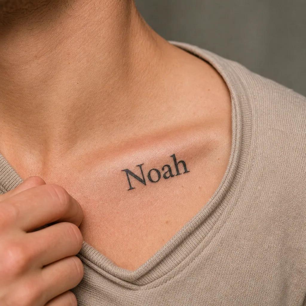 idée tatouage prénom prénom réaliste 3d