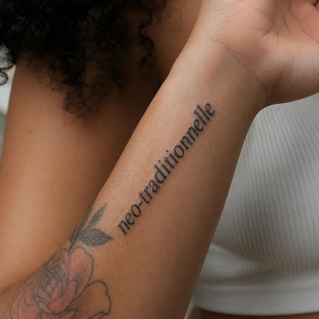quote-tattoo neo-traditional quote