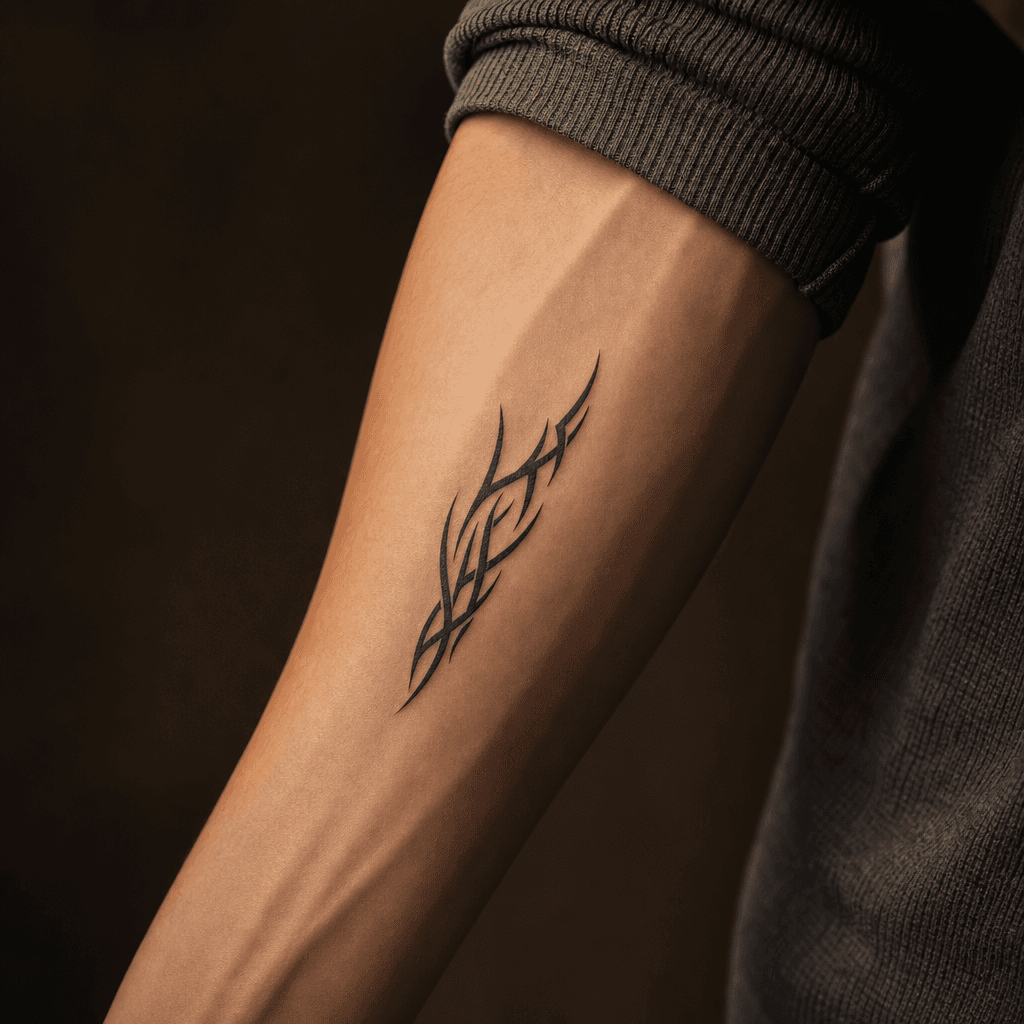 tribal-tattoo minimalist blackwork tribal