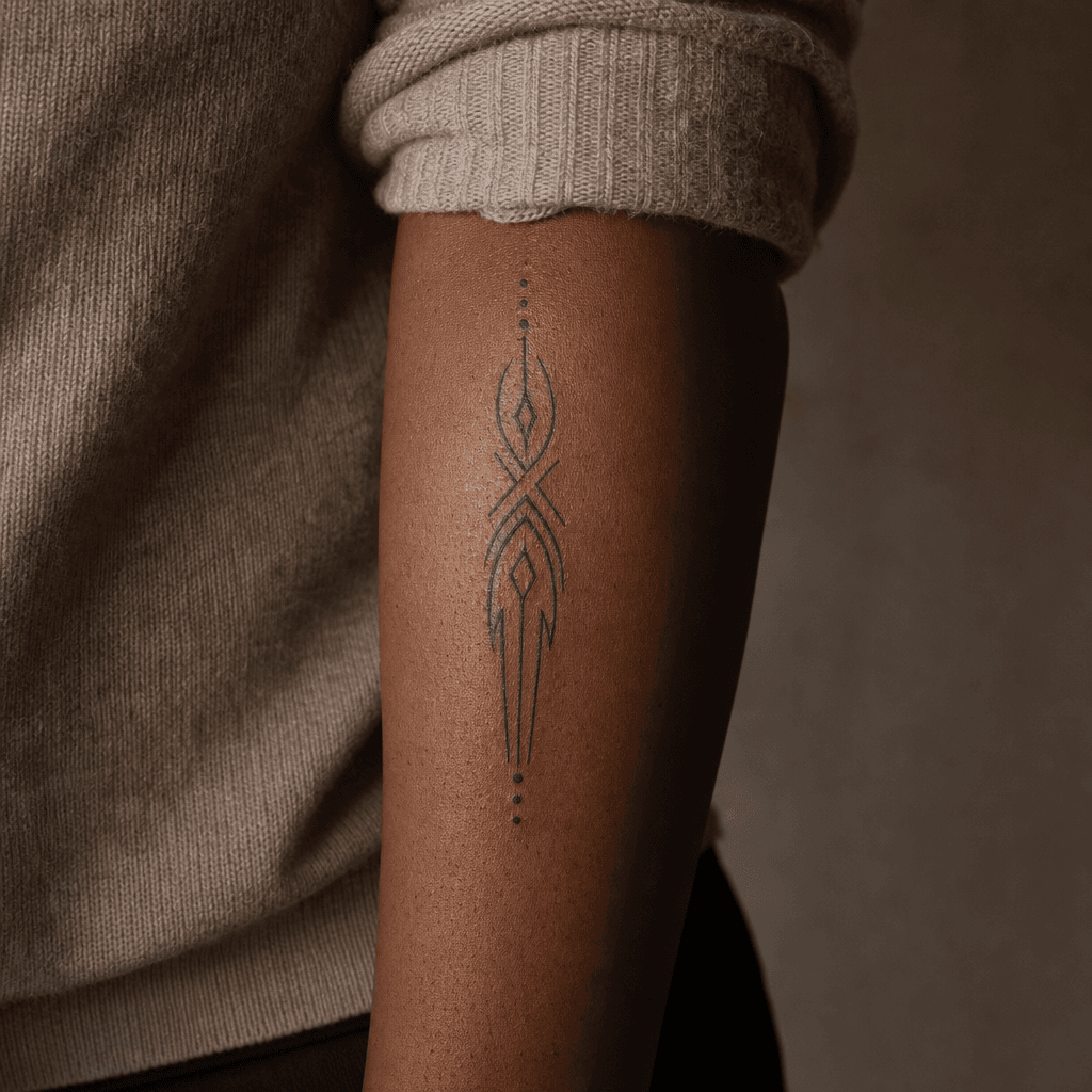 tribal-tattoo minimalist blackwork tribal