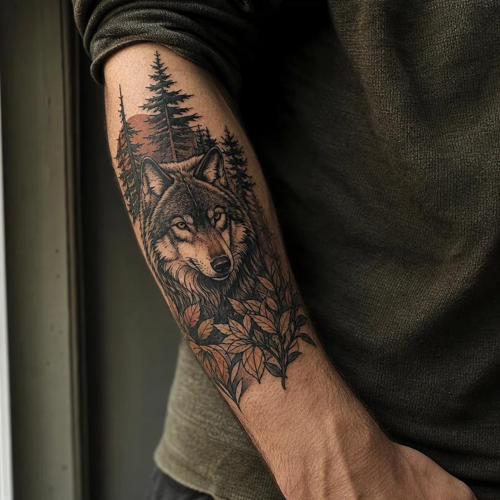 Tattoo idea wolf