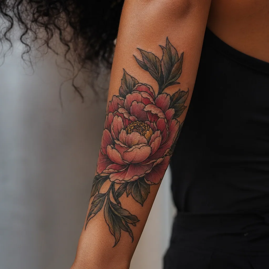 Pivoine neo-traditionnelle