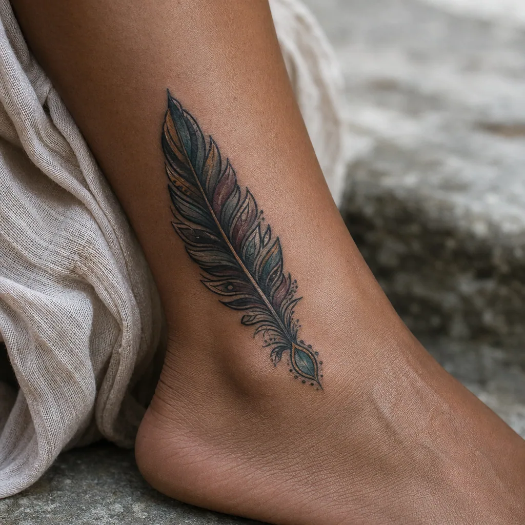 Plume neo-traditionnelle
