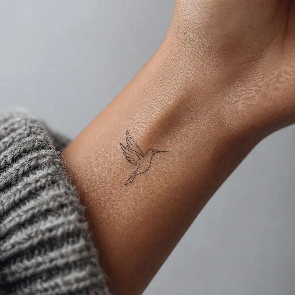 Colibri minimaliste trait