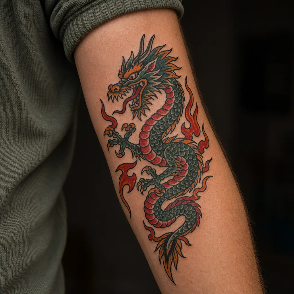 Dragon old school flamboyant